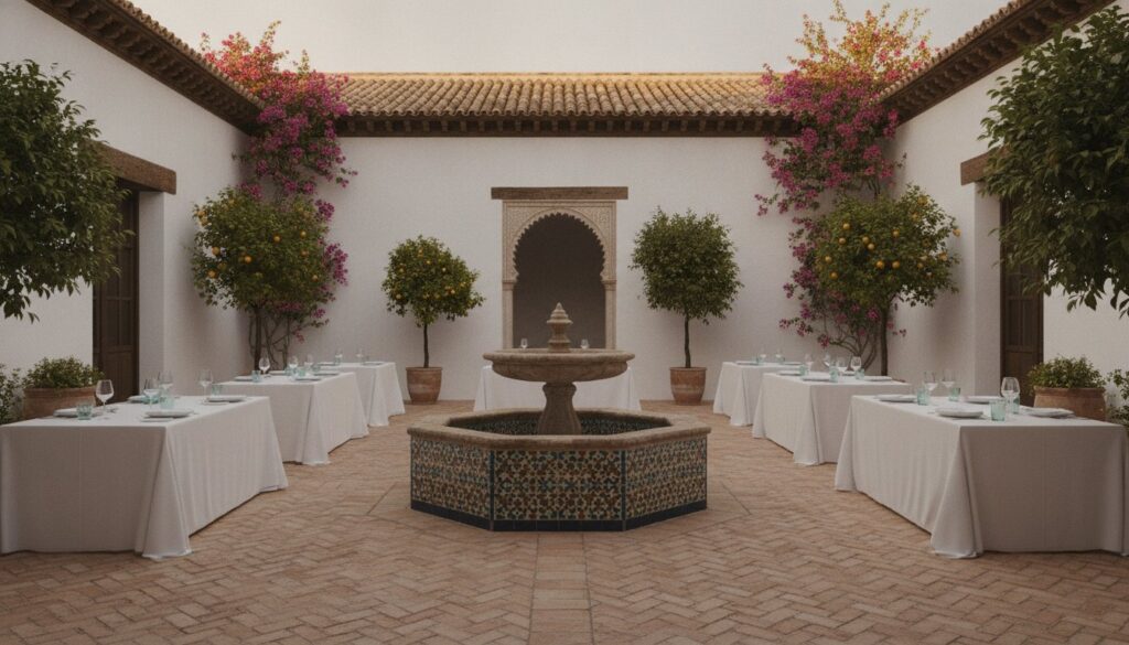 Alquiler de patios andaluces para eventos en Sevilla