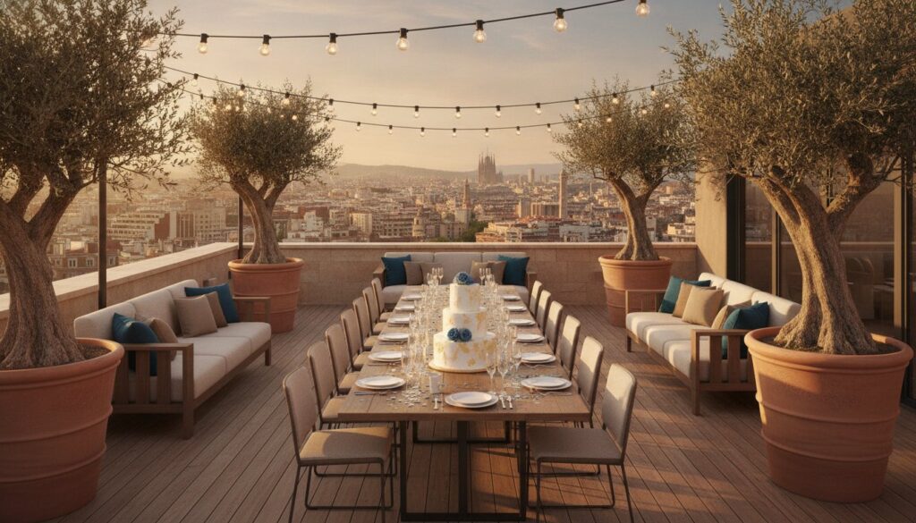 Terrazas privadas para cumpleaños Barcelona: Guía 2026