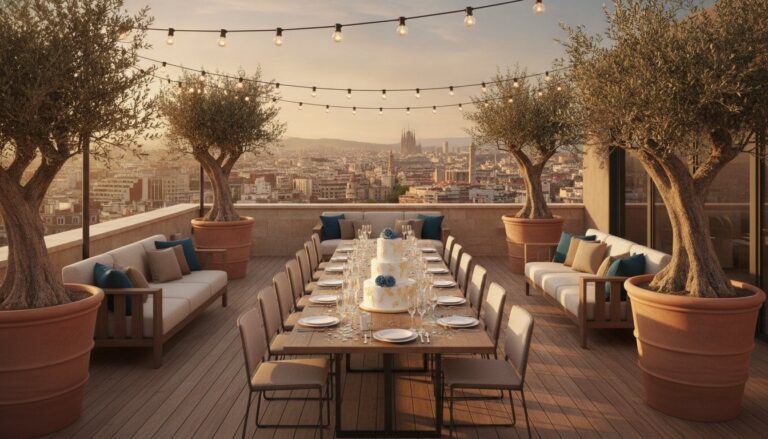 Terrazas privadas para cumpleaños Barcelona: Guía 2026